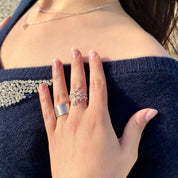 Bague argent fantaisie