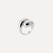 Grosse bague argent ajustable