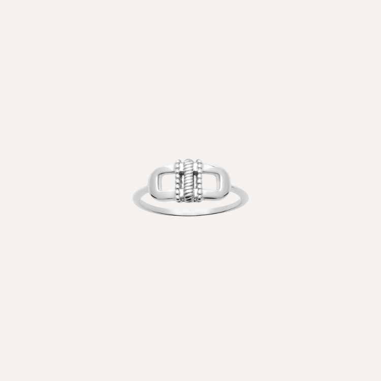 Bague tendance argent