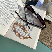 Bague plaqué or fantaisie chic