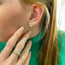 Boucles d'oreilles plaqué or étoile