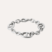 Bracelet maille marine argent Inès