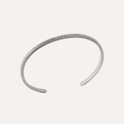 Bracelet jonc argent structuré Claire