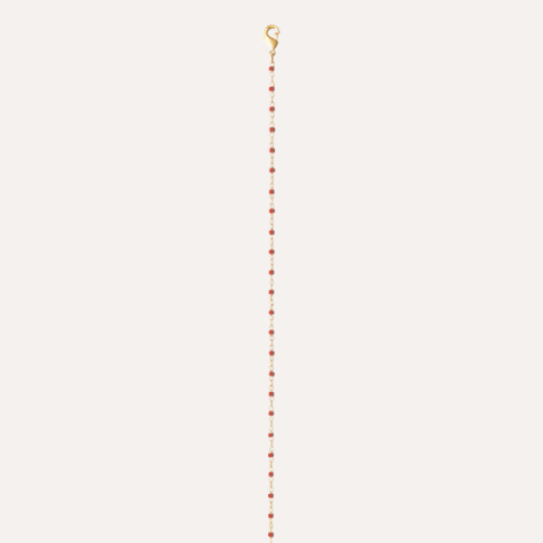 bracelet perles miyuki rouge