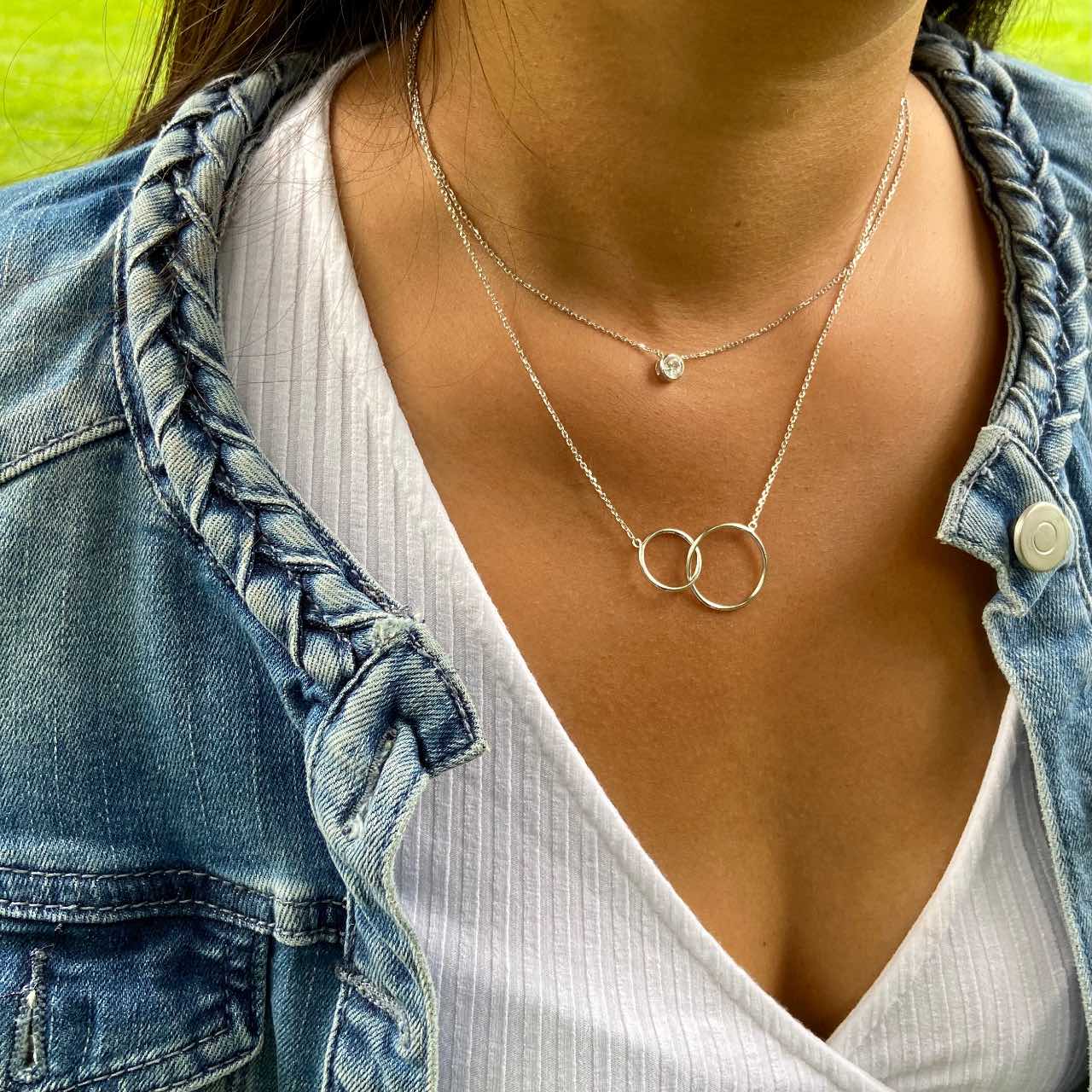 collier argent 925 fantaisie