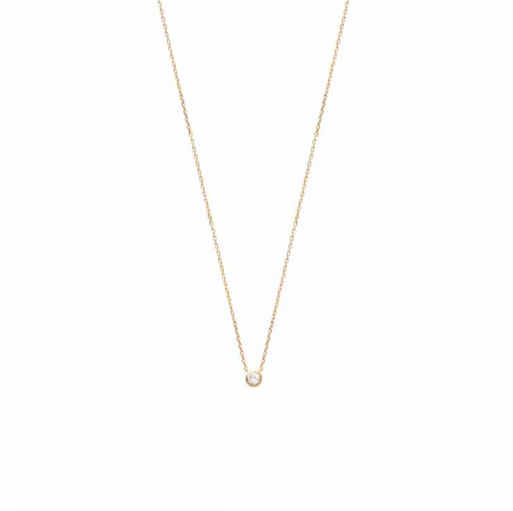 Collier plaqué or ras de cou