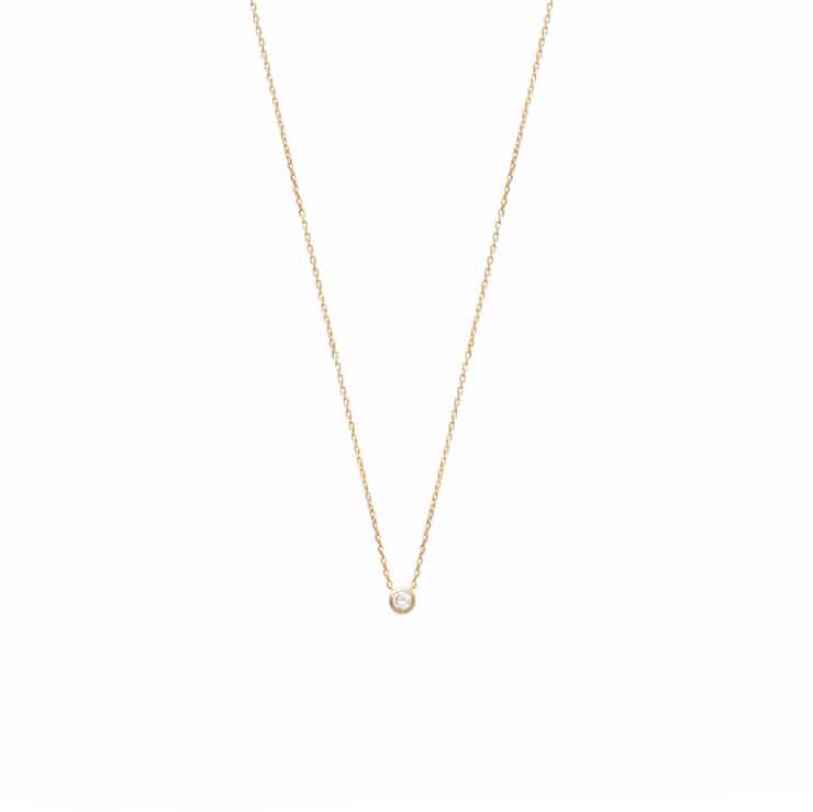 Collier plaqué or ras de cou
