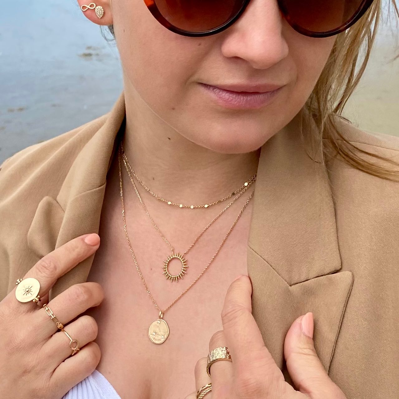 collier plaqué or fantaisie