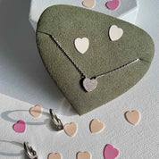 Collier pendentif cœur argenté – idée cadeau romantique pour femme