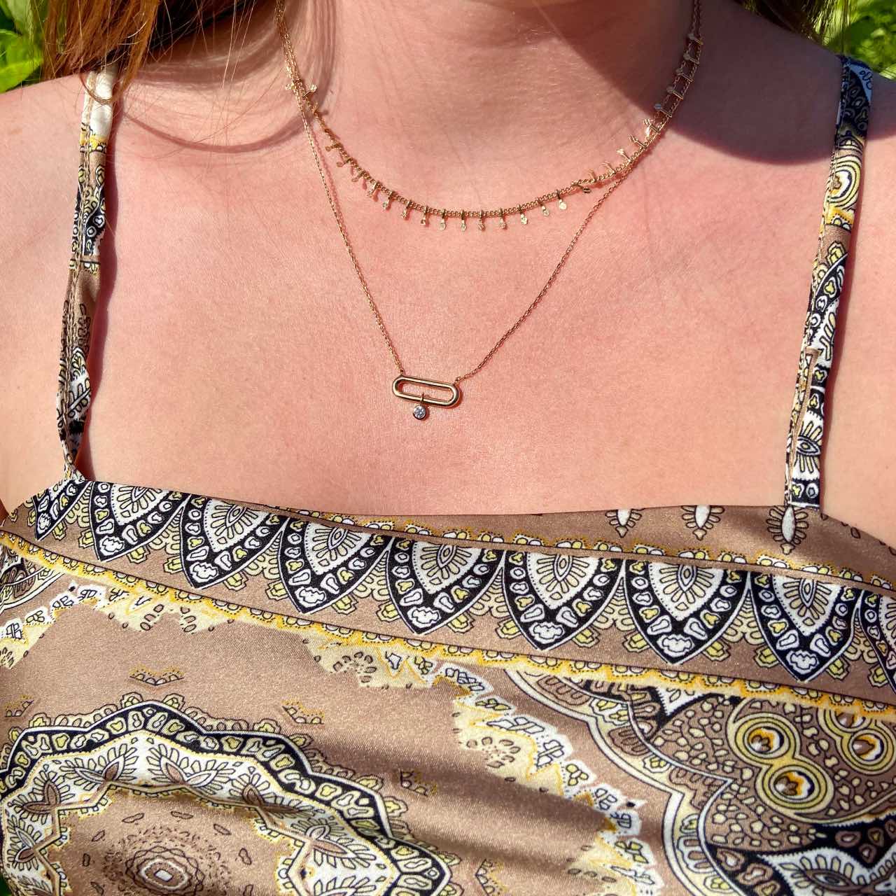 collier plaqué or fantaisie