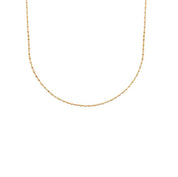 collier plaqué or chaine fantaisie