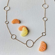 Collier sautoir plaqué or 18 k