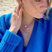 Collier argent soleil