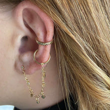 Bijou d'oreille plaqué or