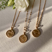 pendentif verseau plaqué or