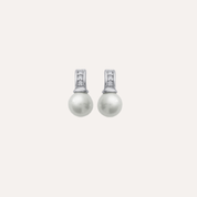 Boucles d'oreilles perles argent Margaret