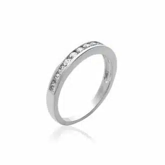 Alliance en argent zirconium