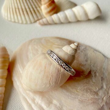 Alliance argent brillants Les Bijoux Chics