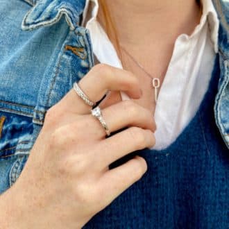 Bague argent Marinette