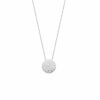 Collier argent martelé