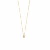 Collier plaqué or goutte d'eau
