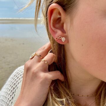 Boucles d'oreilles plaqué or forme goutte d'eau