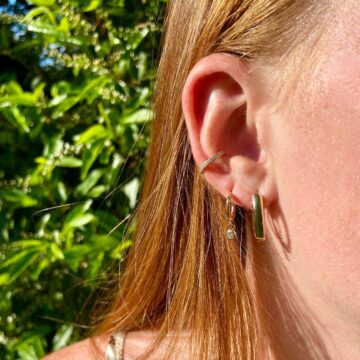 Boucles d'oreilles créoles ovales