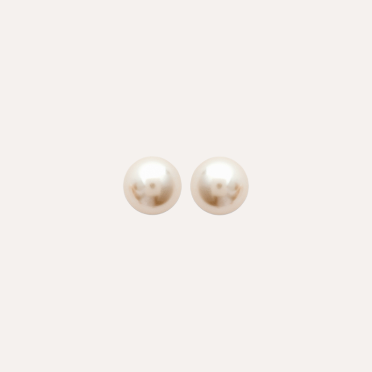 Boucles d'oreilles perles plaqué or