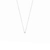Collier serti clos argent fantaisie