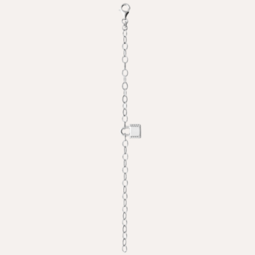 Bracelet cadenas argent Cléo