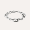 Bracelet maille marine argent Inès