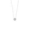 collier argent zirconium