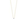 Collier plaqué or zircon