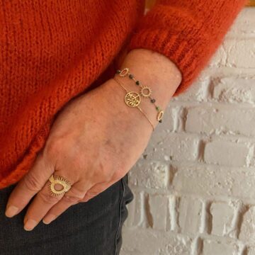 Bracelet arbre de vie plaqué or 3 microns Les bijoux Chics