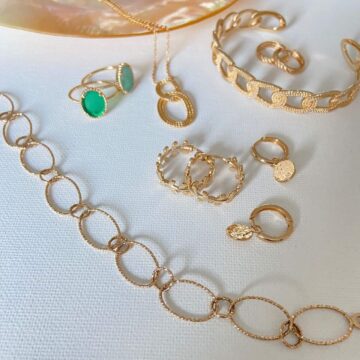 compo bijoux plaqué or 18 k