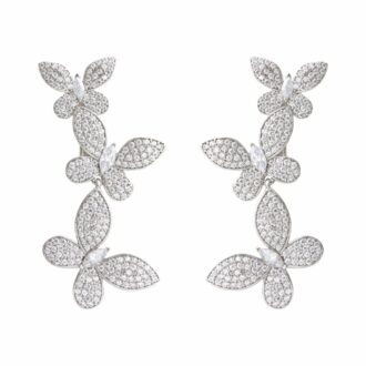 Boucles d'oreilles argent chic