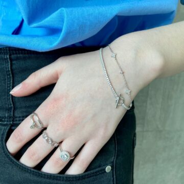 Bracelet argent femme