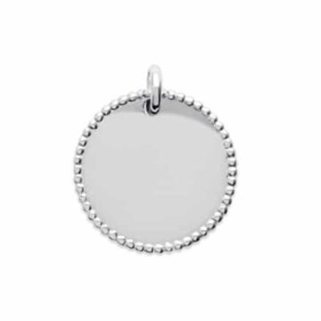 pendentif argent rhodié