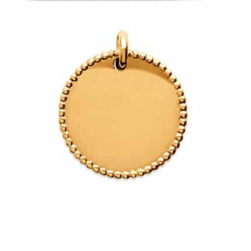 Pendentif plaqué or pas cher