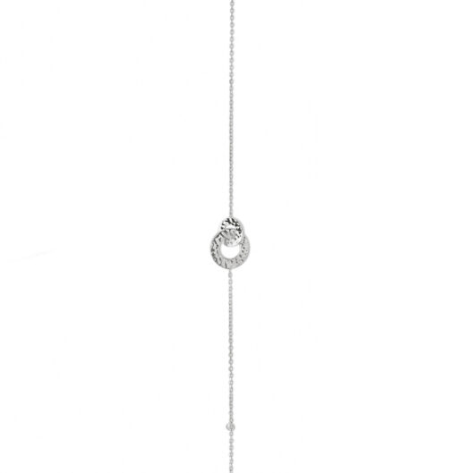 Bracelet Nérina argent martelé