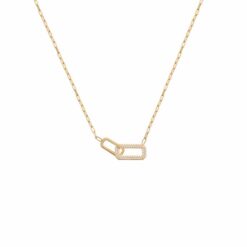 Collier fantaisie plaqué or