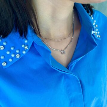 Les Bijoux Chics collier cercle argent