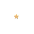 Puce étoile plaqué or