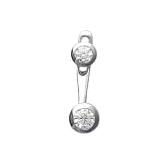 Boucle à l'unité argent