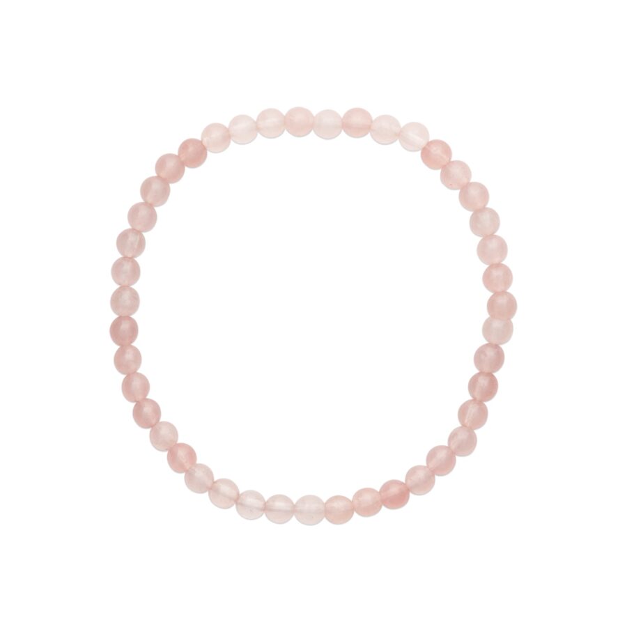 Brcelet en perles de quartz rose