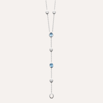 Collier argent et nacre