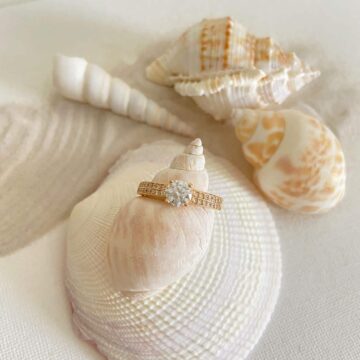 bague fiançailles plaqué or