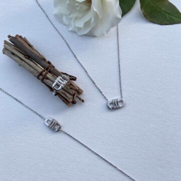 collier et bracelet argent assorti