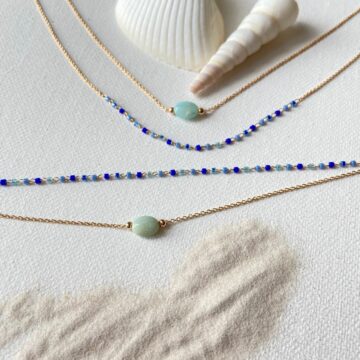 Bracelet amazonite perles