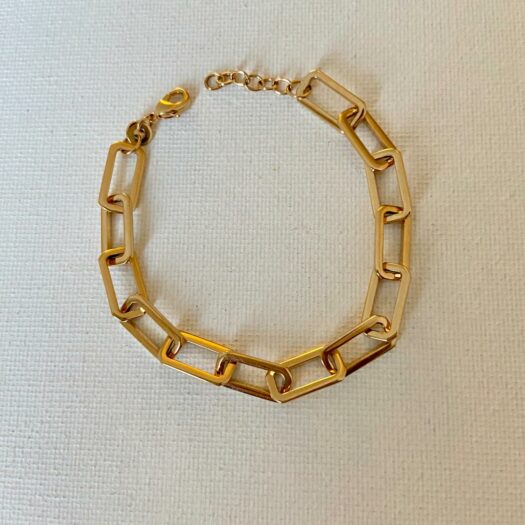bracelet tendance plaqué or